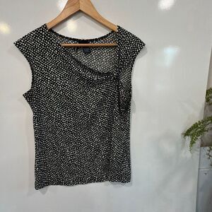 Saint tropez polka dot sleeveless blouse large